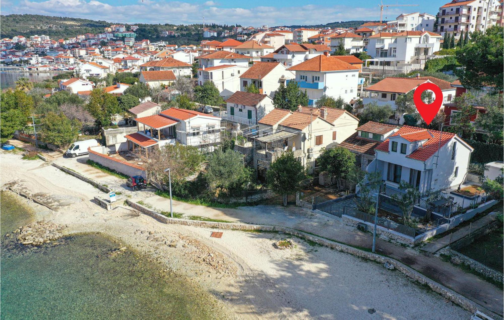 Beach Front Home In Okrug Gornji With Wifi Trogir Exterior foto